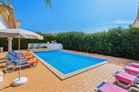 Large Crystal Clear Heated  Swimming Pool with Ample Sunbeds