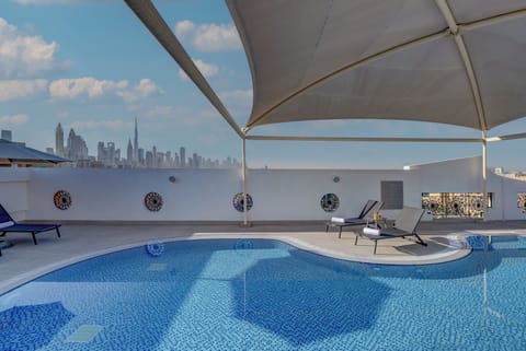 Rooftop pool