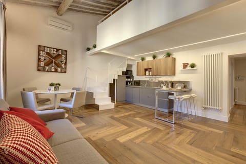 Apartment, 2 Bedrooms | Living area | LCD TV