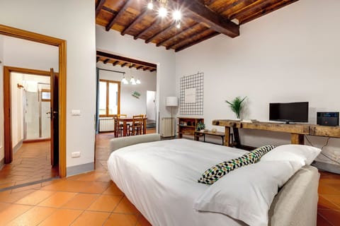 Apartment, 2 Bedrooms | Living area | LCD TV