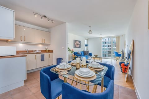 Dining area for seating up to 4 guests.