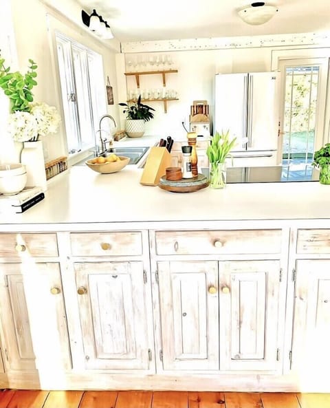 View of kitchen area - complimentary salt/pepper and spices
