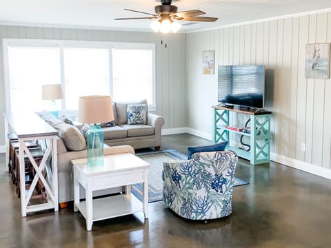 Living room, with pullout sofa