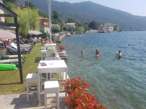 Private beach, sun loungers, beach umbrellas, beach towels