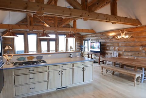 Open concept floor plan on the second floor