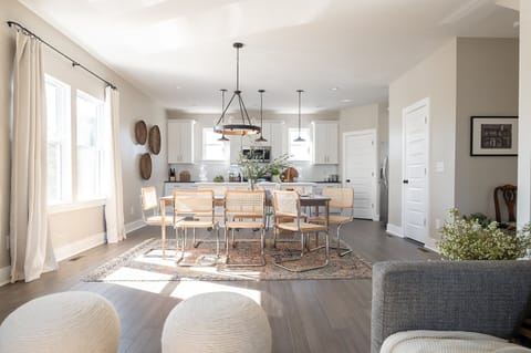 Spacious and bright interior.