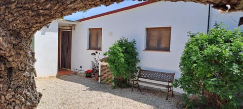 entrance to the house