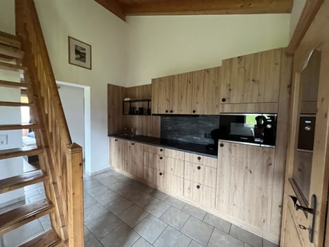 Apartment | Private kitchen | Fridge, microwave, oven, stovetop