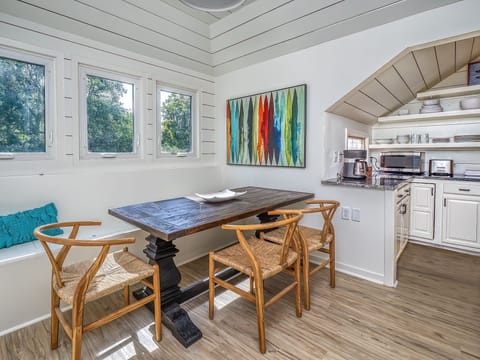 Kitchen located on the top level