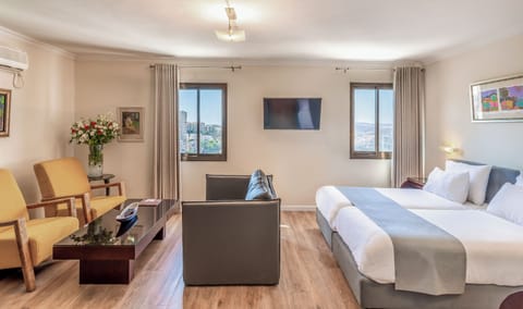 In-room safe, desk, cribs (free), WiFi (free)