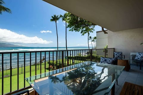 Savor oceanfront living on your private lanai—morning coffee with sea breezes, sunset dinners with epic views. Pure paradise awaits!