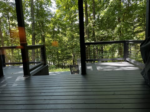 walk-out lower level from bedroom