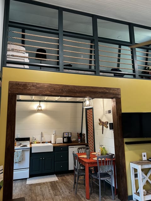the loft above family room & kitchen