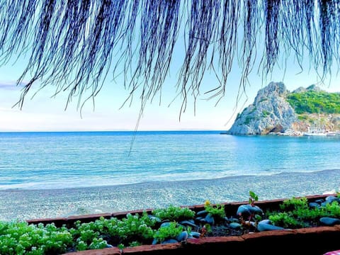 Free beach shuttle, sun loungers, beach umbrellas