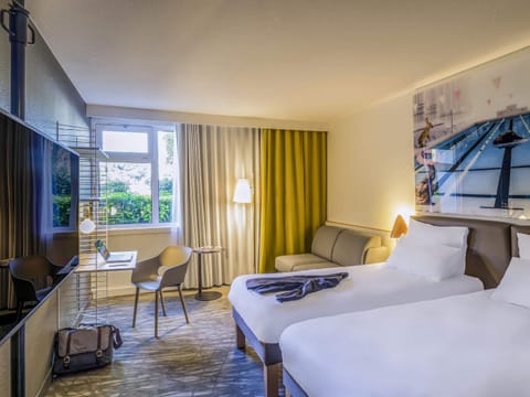 Classic Room, Multiple Beds | In-room safe, desk, laptop workspace, blackout drapes