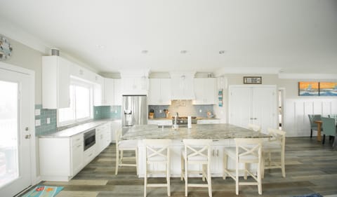 Kitchen view from living room