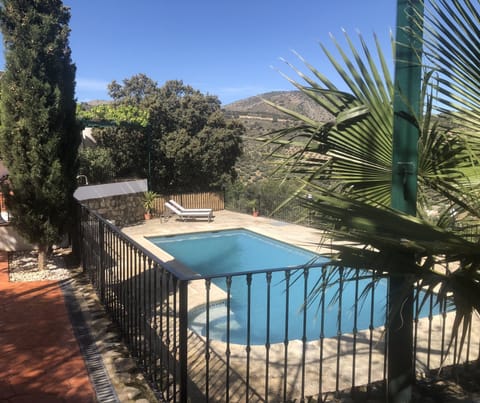 Fenced and gated private pool 