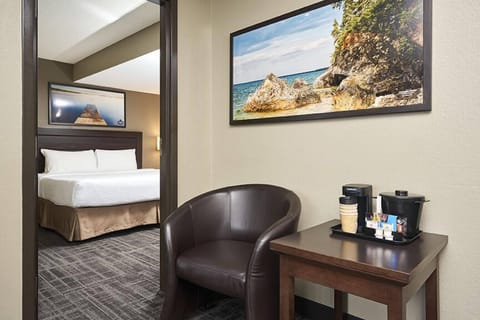 Deluxe Suite | Desk, laptop workspace, blackout drapes, soundproofing