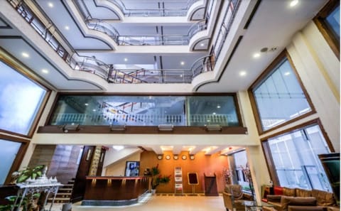 Interior entrance