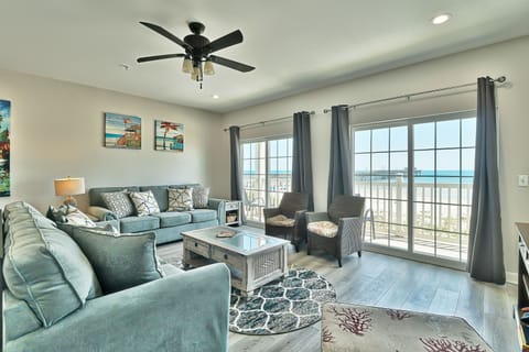 Ocean view living room