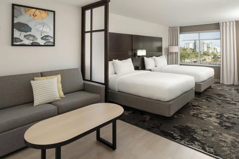 Suite, Multiple Beds | Desk, blackout drapes, iron/ironing board, free cribs/infant beds