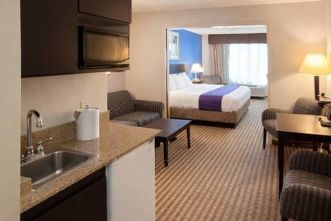Suite, 1 King Bed with Sofa bed, Non Smoking | Down comforters, desk, laptop workspace, blackout drapes
