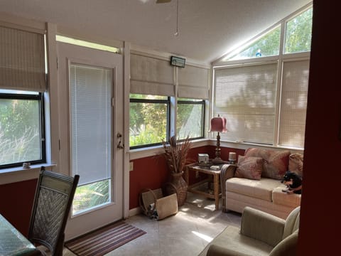 Private comfortable sunroom