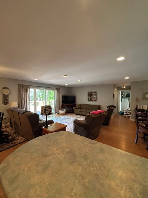 Main House - View from the kitchen as you prepare afternoon burgers and dogs.