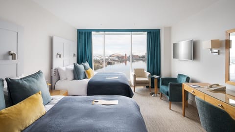 Standard Room, 2 Queen Beds | Hypo-allergenic bedding available, in-room safe, desk, soundproofing