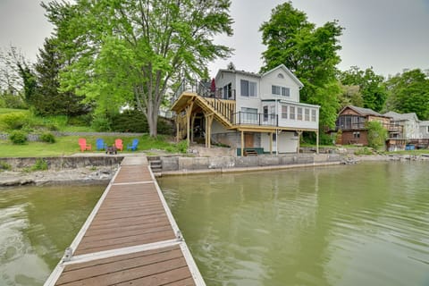 Seneca Falls Vacation Rental | 3BR | 1.5BA | Stairs to Access | 1,650 Sq Ft