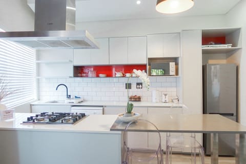 Shared fridge, microwave, electric kettle