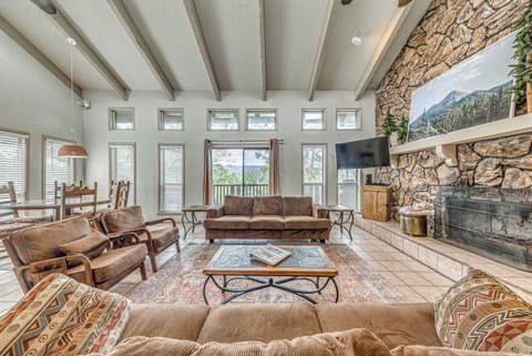 Ruidoso Vacation Rental | 5BR | 4.5BA | Stairs Required | 3,100 Sq Ft