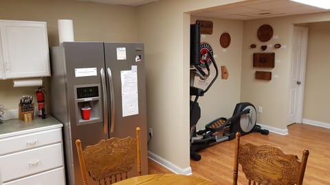 Full Size refrigerator for exclusive use of guests.