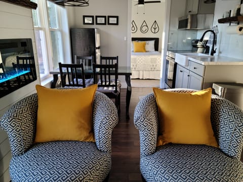 Beth's Place II view from living room through to the bedroom