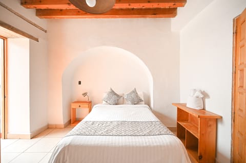 Desk, laptop workspace, free WiFi, bed sheets