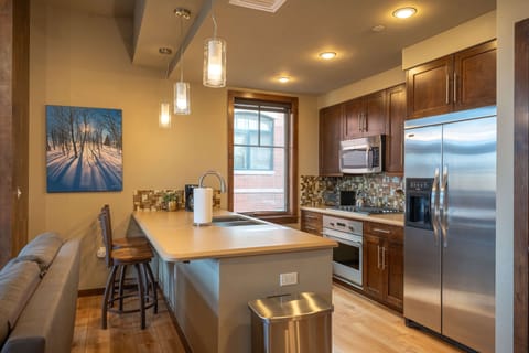 Take a seat at the breakfast bar