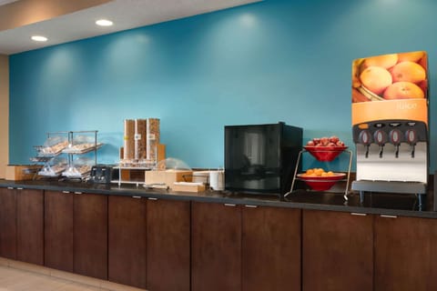 Free daily self-serve breakfast