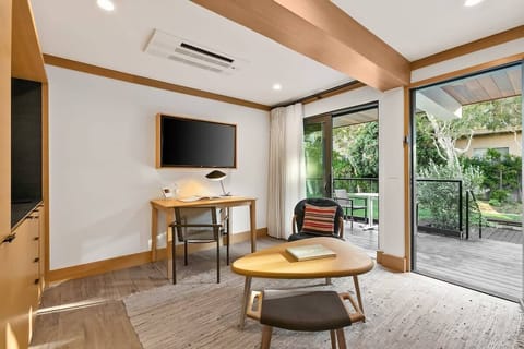 Large, open windows and doors to allow the ocean breeze to flow through your suite