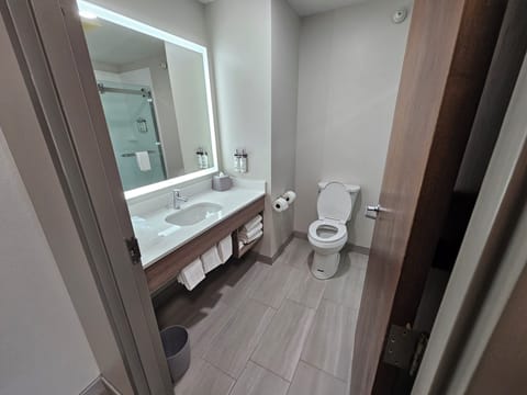 Premium bedding, down comforters, pillowtop beds, in-room safe