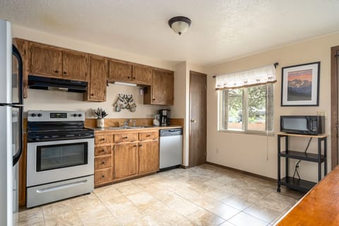 Kitchen on main level