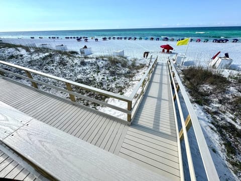 Brand new ramp to beach