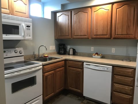 Plenty of cabinet space for your groceries.