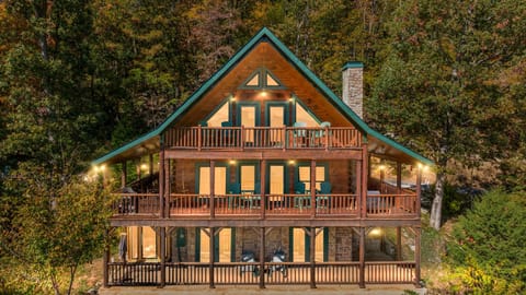 Soak in fresh air and unforgettable views from the balcony and porch areas.