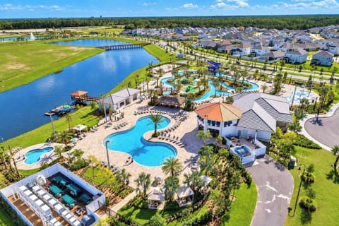Resort Clubhouse with Pools, Lazy River, and Lake Views