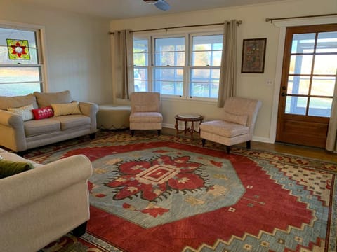 Front door opens into the living room