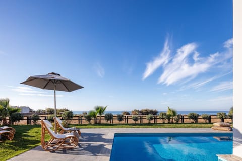 The Villa enjoys stunning sea views from the pool terrace!