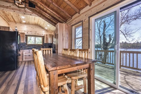 Beautiful dining room table to enjoy a home cooked meal.