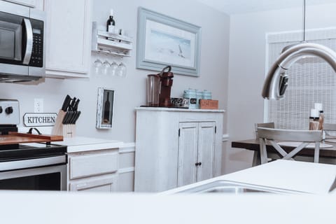 Kitchen! Coffee and dining area