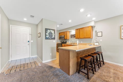 Front entry and kitchen area