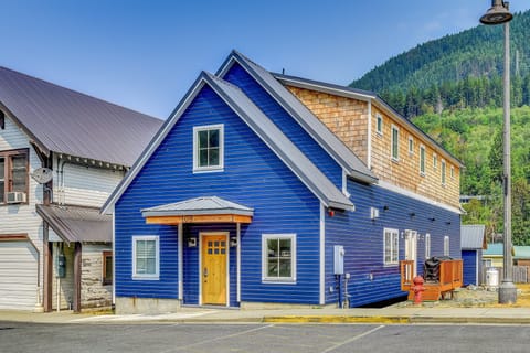 1908: storage warehouse for the railroad. 
1950: movie theater.
2020: your next vacation destination!
